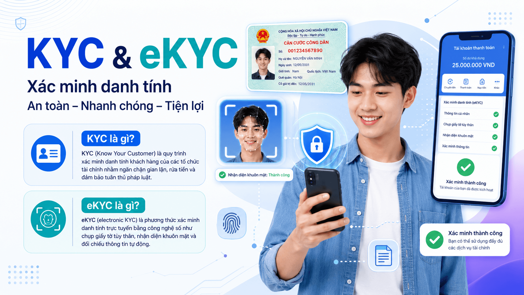 Giải thích KYC và eKYC trong fintech